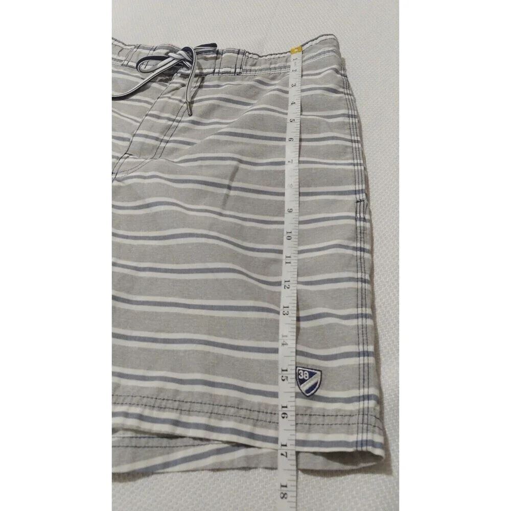 Daniel Cremieux Swim Shorts For Men Size Medium Gray Trunks - Picture 3 of 8